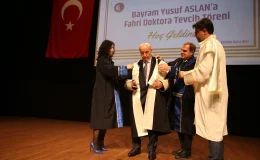 İÇDAŞ Yönetim Kurulu Üyesi Bayram Yusuf Aslan’a Fahri Doktora Unvanı Verildi