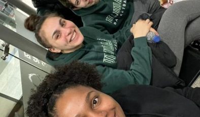 Vize alamayan Bursa Uludağ Kadın Basketbol Takımı, İngiltere’deki maça 1’i sakat 5 oyuncuyla çıktı