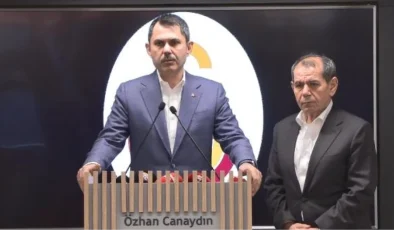 AK Parti İstanbul Büyükşehir Belediye Başkan Adayı Murat Kurum, Galatasaray Spor Kulübü’nü ziyaret etti