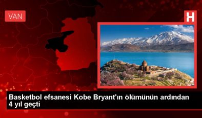 Basketbol efsanesi Kobe Bryant’ın ölümünün ardından 4 yıl geçti