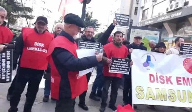 Disk Emekli-Sen Samsun Şubesi’nden Maaş Protestosu: “Battaniyelerin Altında Kışı Geçirmeye Çalışıyoruz”