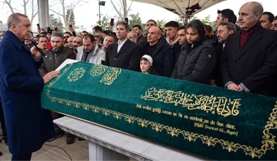 Cumhurbaşkanı Erdoğan, AK Parti İstanbul Kadın Kolları İl Başkan Yardımcısı Fatma Sevim Baltacı’nın cenaze törenine katıldı