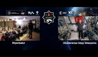 Uluslararası Uzay İstasyonu’ndaki Türk Astronot Diyarbakır’da Öğrencilerle Görüştü