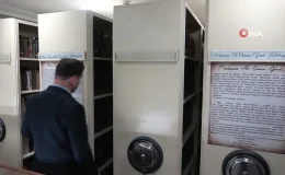 Yüzlerce yıllık el yazması ve nadir eserlere böyle sahip çıkılıyor