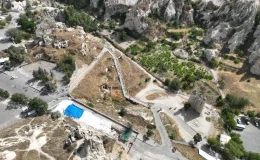 Kapadokya’da yapılan kazı çalışmalarında çeşitli bulgular ortaya çıktı