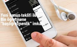 Öğretmenlik Mesleği Kanunu’na göre başöğretmenlik için başvuru imkanı