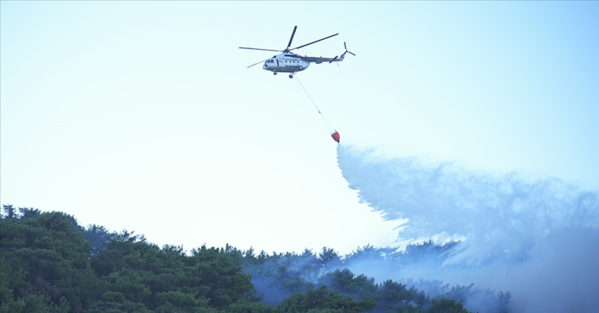 Hava araçları bu yıl çıkan yangınlara müdahale için 6 bin 887 saat uçuş yaptı